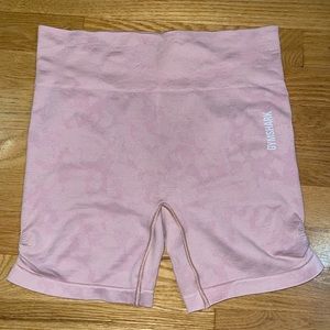 PINK GYMSHARK SHORTS